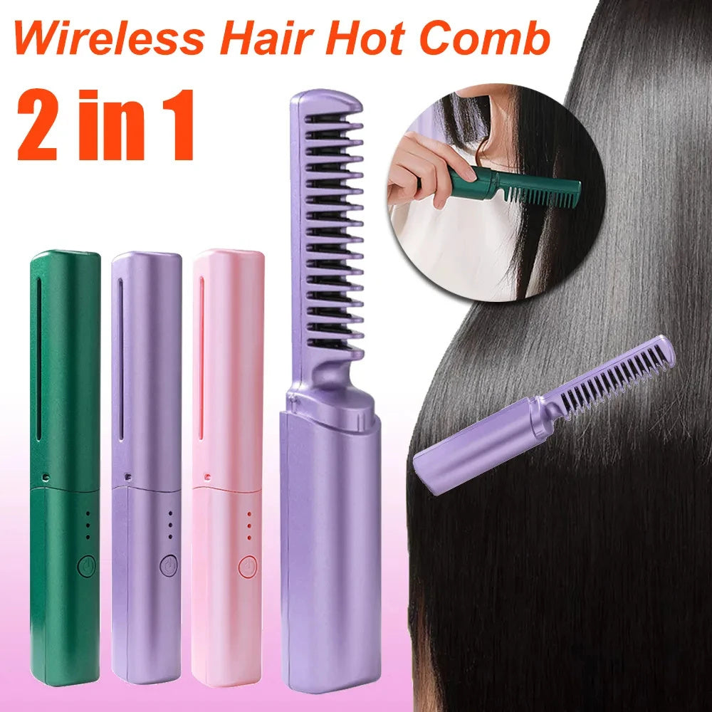 Wireless Hair Hot Comb
